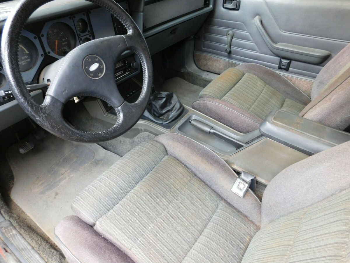 1984 Red Ford Mustang Coupe