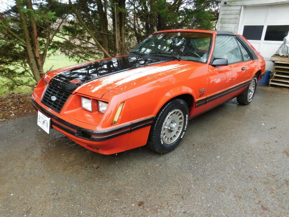 1984 Red Ford Mustang Coupe