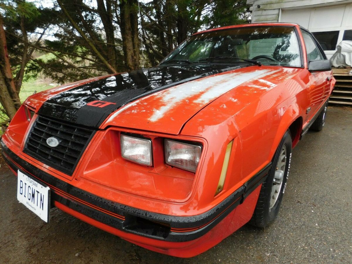 1984 Red Ford Mustang Coupe