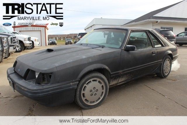 1984 Black Ford Mustang Hatchback