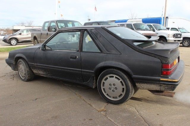 1984 Black Ford Mustang Hatchback