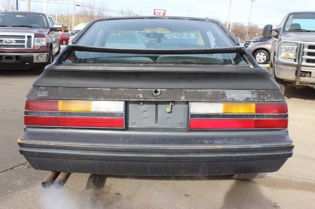 1984 Black Ford Mustang Hatchback