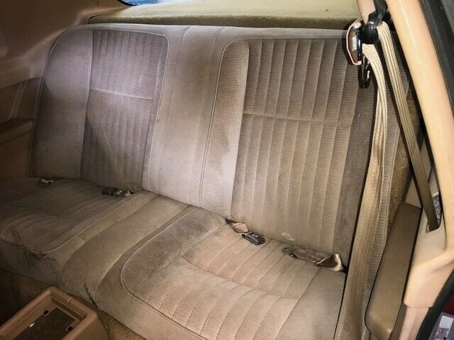 1984 Red Ford Thunderbird Sedan