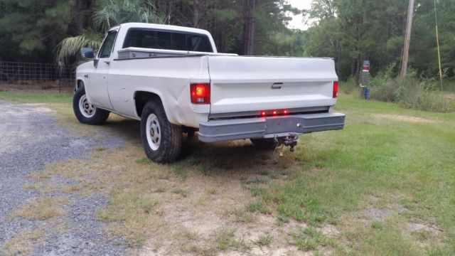 1984 White Chevrolet C/K Pickup 2500 Standard Cab Pickup