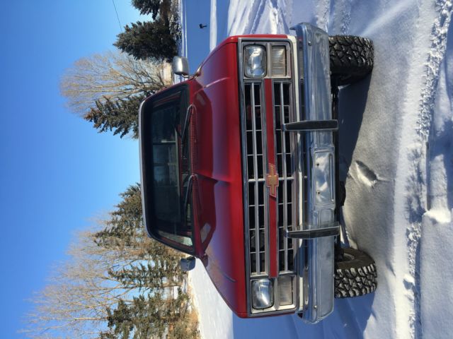1984 Red Chevrolet C/K Pickup 1500