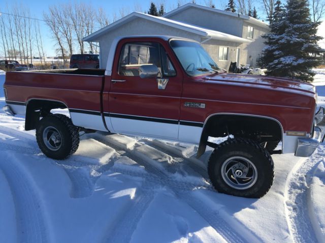 1984 Red Chevrolet C/K Pickup 1500