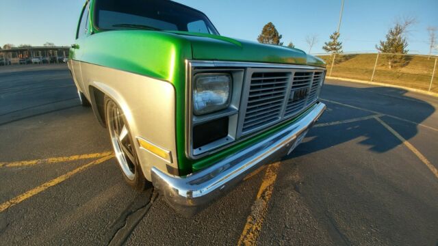 1984 Synergy Green silver metallic Chevrolet C-10 Standard Cab Pickup
