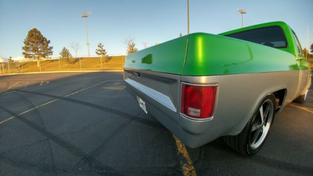 1984 Synergy Green silver metallic Chevrolet C-10 Standard Cab Pickup