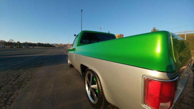 1984 Synergy Green silver metallic Chevrolet C-10 Standard Cab Pickup