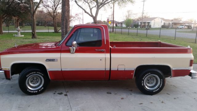 1984 Red GMC Sierra 1500 Standard Cab Pickup