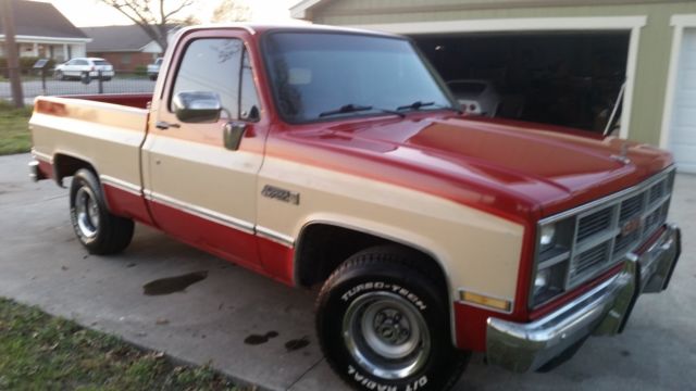 1984 Red GMC Sierra 1500 Standard Cab Pickup