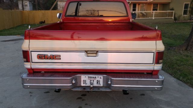 1984 Red GMC Sierra 1500 Standard Cab Pickup