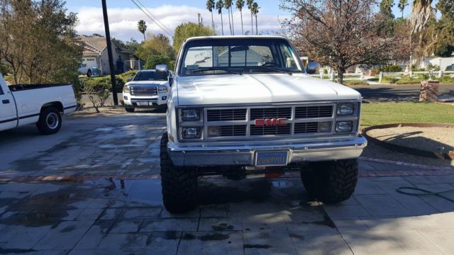 1984 White GMC Sierra 1500