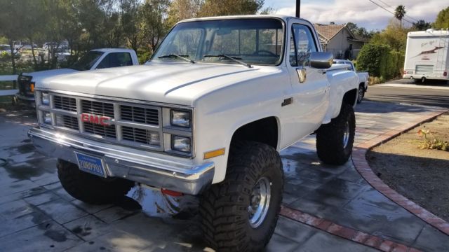 1984 White GMC Sierra 1500