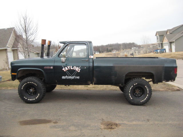 1984 Green GMC Sierra 1500 Standard Cab Pickup