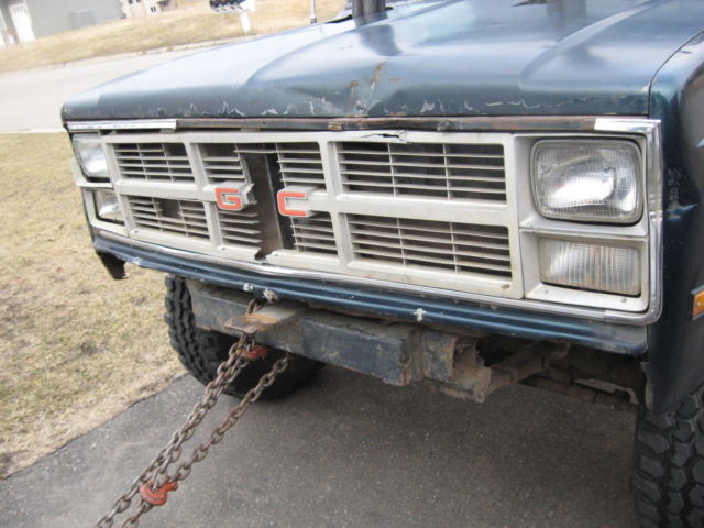 1984 Green GMC Sierra 1500 Standard Cab Pickup