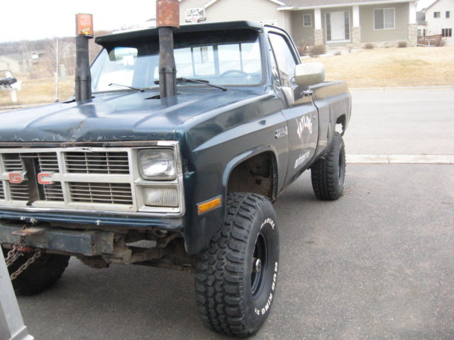 1984 Green GMC Sierra 1500 Standard Cab Pickup