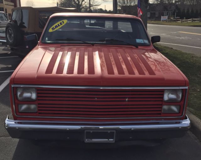 1984 Red GMC Sierra Cab & Chassis