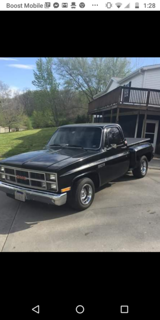 1984 Black GMC Sierra 1500 Standard Cab Pickup