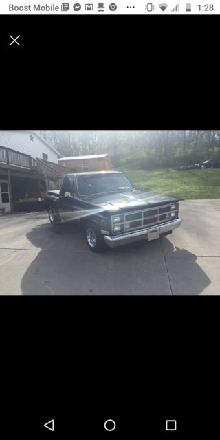 1984 Black GMC Sierra 1500 Standard Cab Pickup