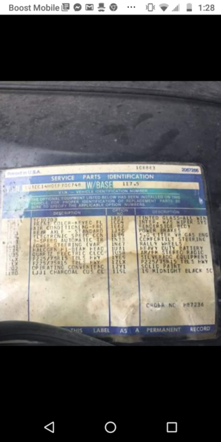 1984 Black GMC Sierra 1500 Standard Cab Pickup