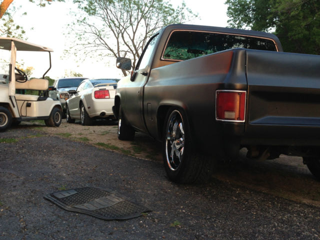 1984 Semi Gloss Black (John Deer Blitz Black) GMC Sierra 1500 Standard Cab Pickup