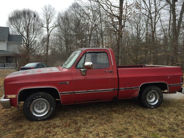 1984 Red GMC Sierra 1500 Standard Cab Pickup
