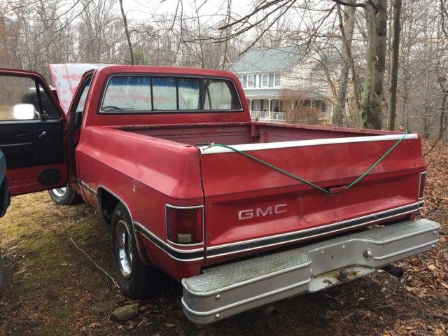 1984 Red GMC Sierra 1500 Standard Cab Pickup