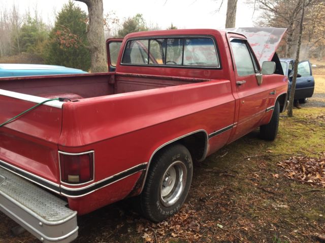 1984 Red GMC Sierra 1500 Standard Cab Pickup