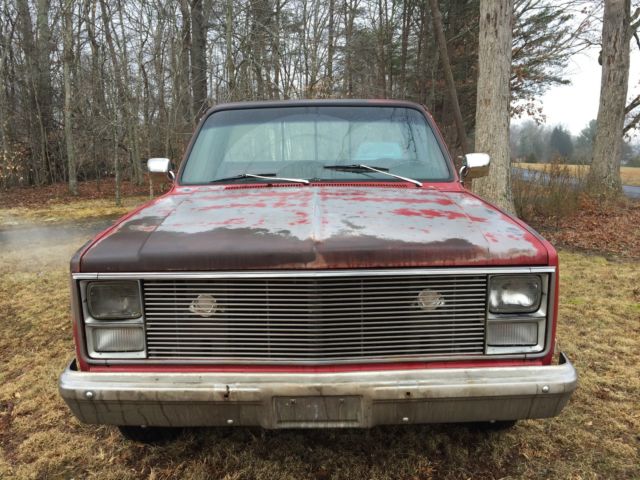 1984 Red GMC Sierra 1500 Standard Cab Pickup