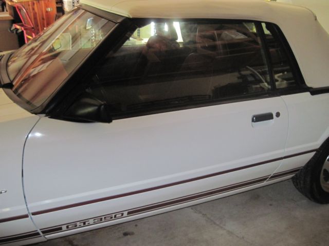 1984 White Ford Mustang Convertible