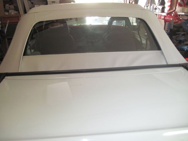 1984 White Ford Mustang Convertible