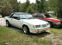 1984 WHITE Ford Mustang Convertible