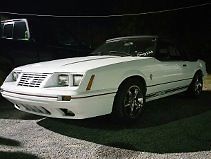 1984 WHITE Ford Mustang Convertible