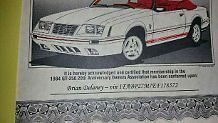 1984 WHITE Ford Mustang Convertible