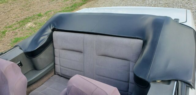 1984 White Ford Mustang Convertible