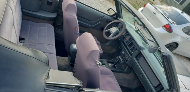 1984 White Ford Mustang Convertible