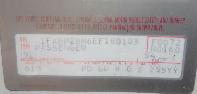 1984 White Ford Mustang Coupe