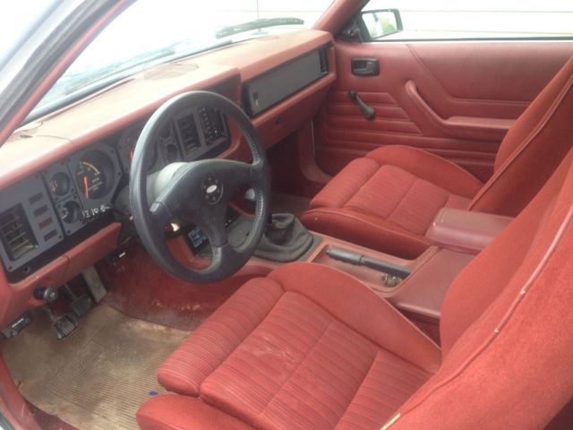 1984 White Ford Mustang Coupe