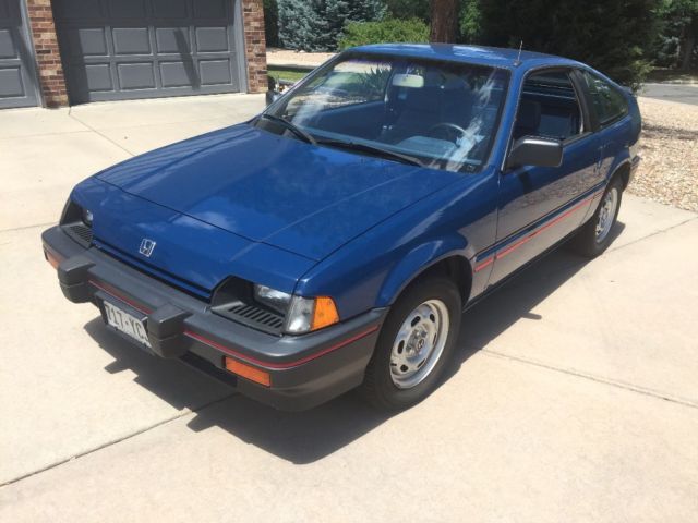 1984 Blue Honda CRX Coupe