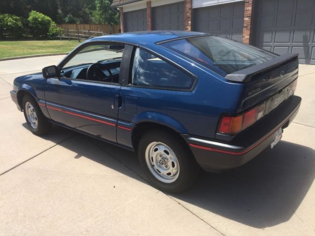 1984 Blue Honda CRX Coupe