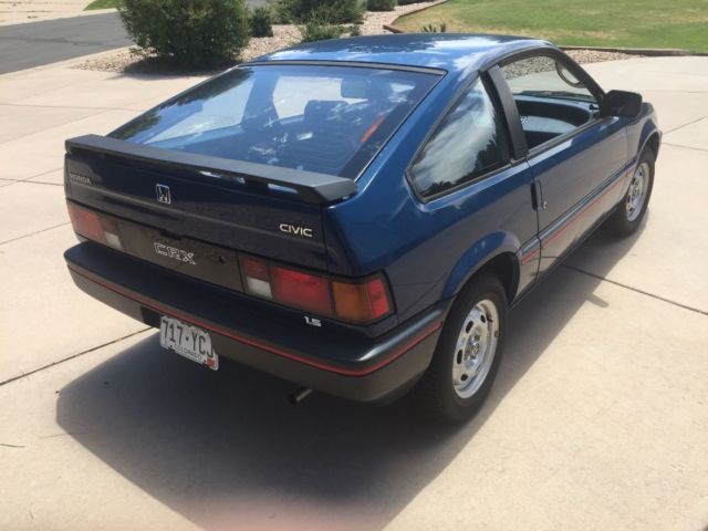 1984 Blue Honda CRX Coupe
