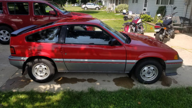1984 Red Honda CRX Fastback