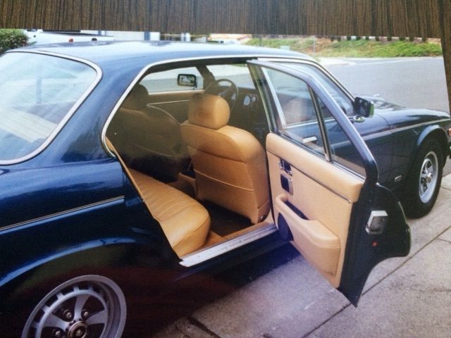 1984 Cobalt Blue Jaguar XJ Sedan