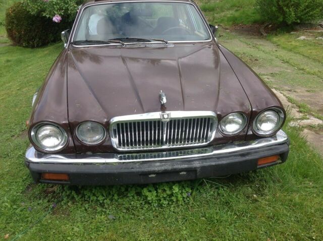 1984 marroon Jaguar XJ6