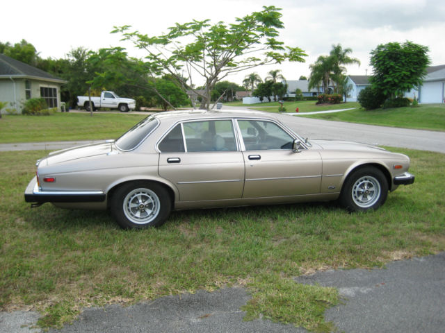 1984 Gold Jaguar XJ6 Sedan