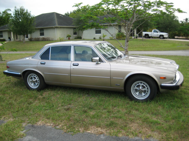 1984 Gold Jaguar XJ6 Sedan