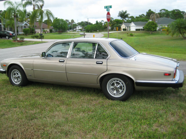 1984 Gold Jaguar XJ6 Sedan