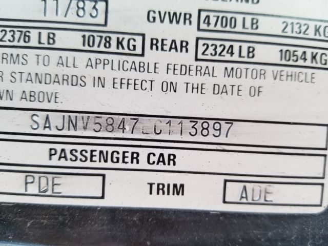 1984 Black Jaguar XJS Coupe