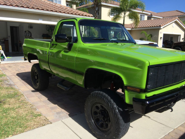 1984 SASSY GRASS GREEN Chevrolet C/K Pickup 1500 Standard Cab Pickup